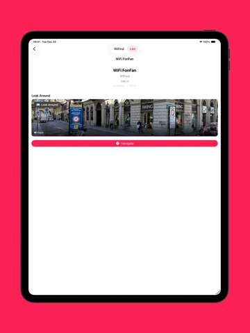 WiFind iPad screenshot