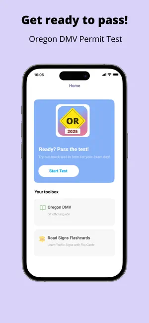 Oregon DMV Permit Test + screenshot 1