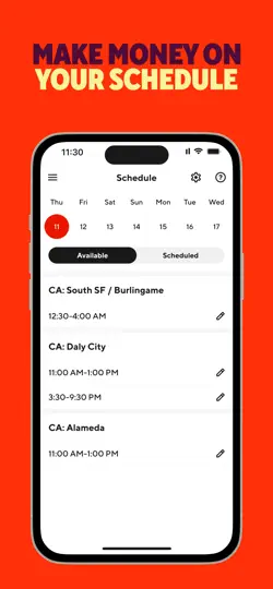 Captura de pantalla de DoorDash - Dasher en iPhone 3