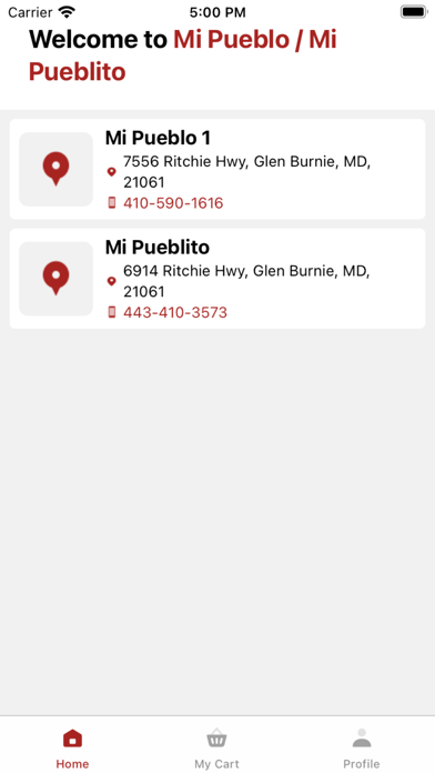 Screenshot #2 pour Mi Pueblo - Mexican Restaurant