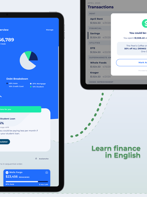 Pocketnest iPad screenshot 4 - Finance app