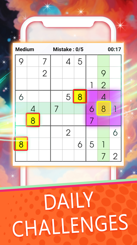 #5. Sudoku Classic: Brain Puzzle (iOS) 由: Smit Sabhadiya