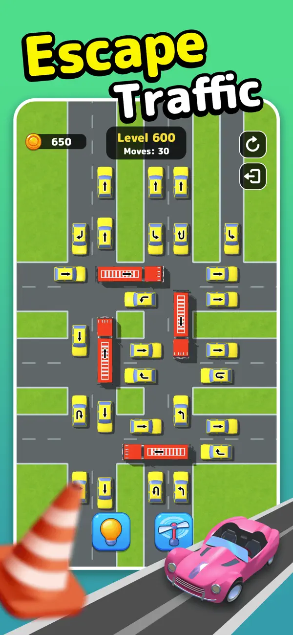 #2. 3D Car Game: Parking Jam (iOS) De: Guru Smart Holding Limited