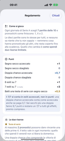 Fantaschedina screenshot 5