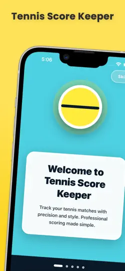 Screenshot von Tennis Score Keeper. auf dem iPhone 1