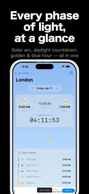 Sun Times: Sunrise & Sunset screenshot 2