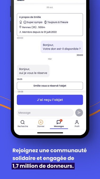 Donnons, dons d'objets screenshot-4