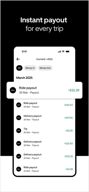 Uber Pro Card iPhone screenshot 3