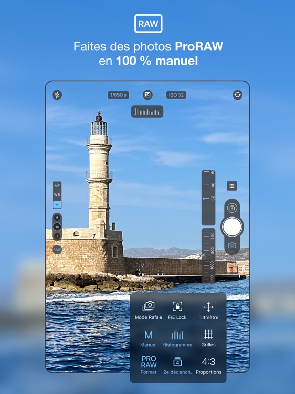 Screenshot #6 pour ProCamera. Appareil Photo RAW