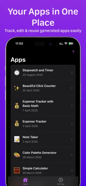 Make-It AI: App & Code Builder iPhone screenshot 4