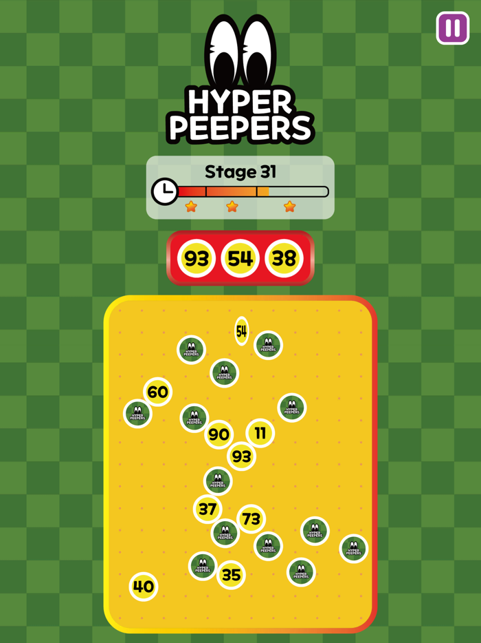 test de la vue  Hyper Peepers