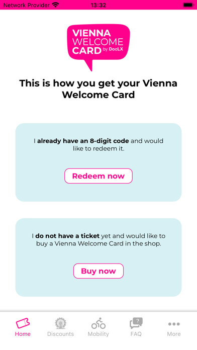 Vienna Welcome Card Screenshot