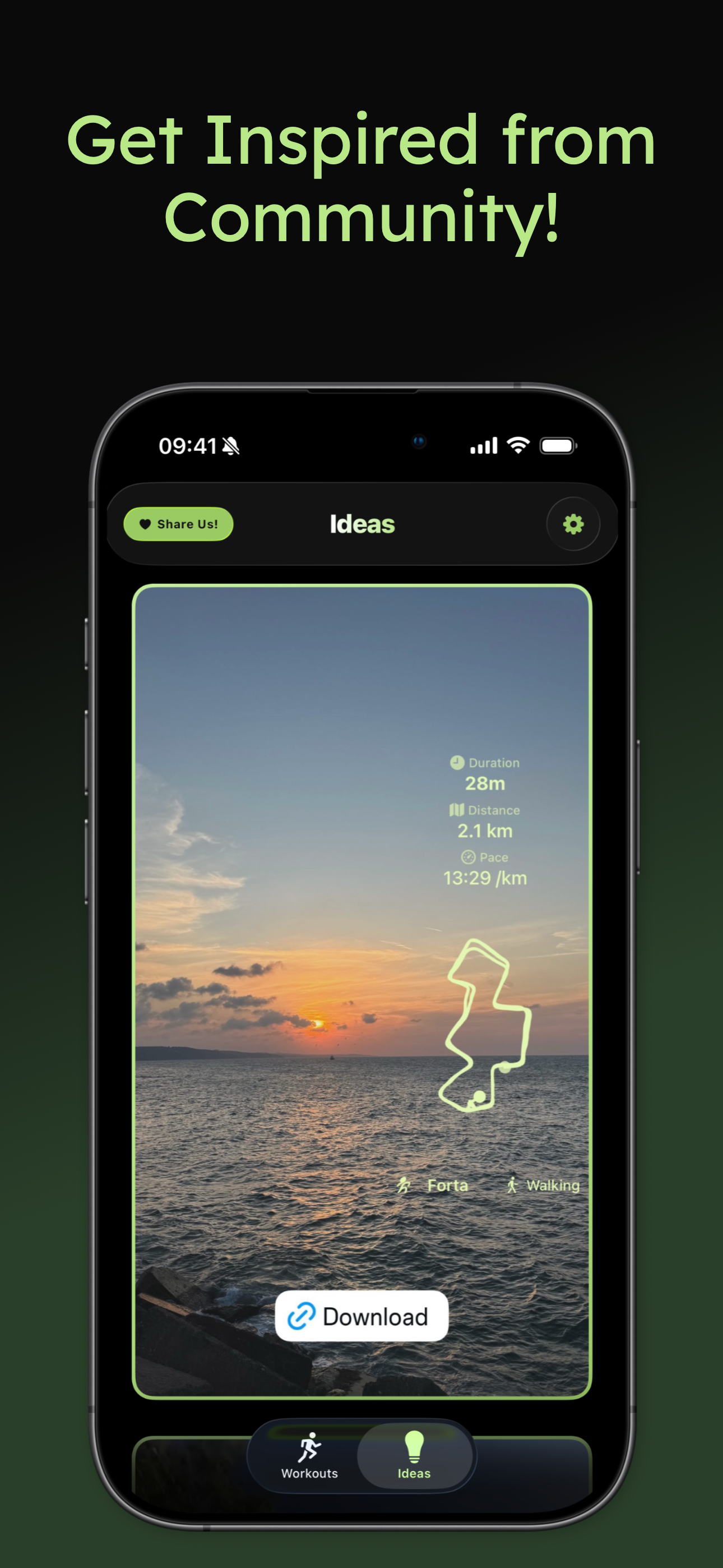 Forta - Fitness Share Cards