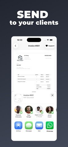 Invoice And Estimate Maker App screenshot