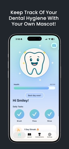 Smiley: Teeth Health Buddy iPhone screenshot