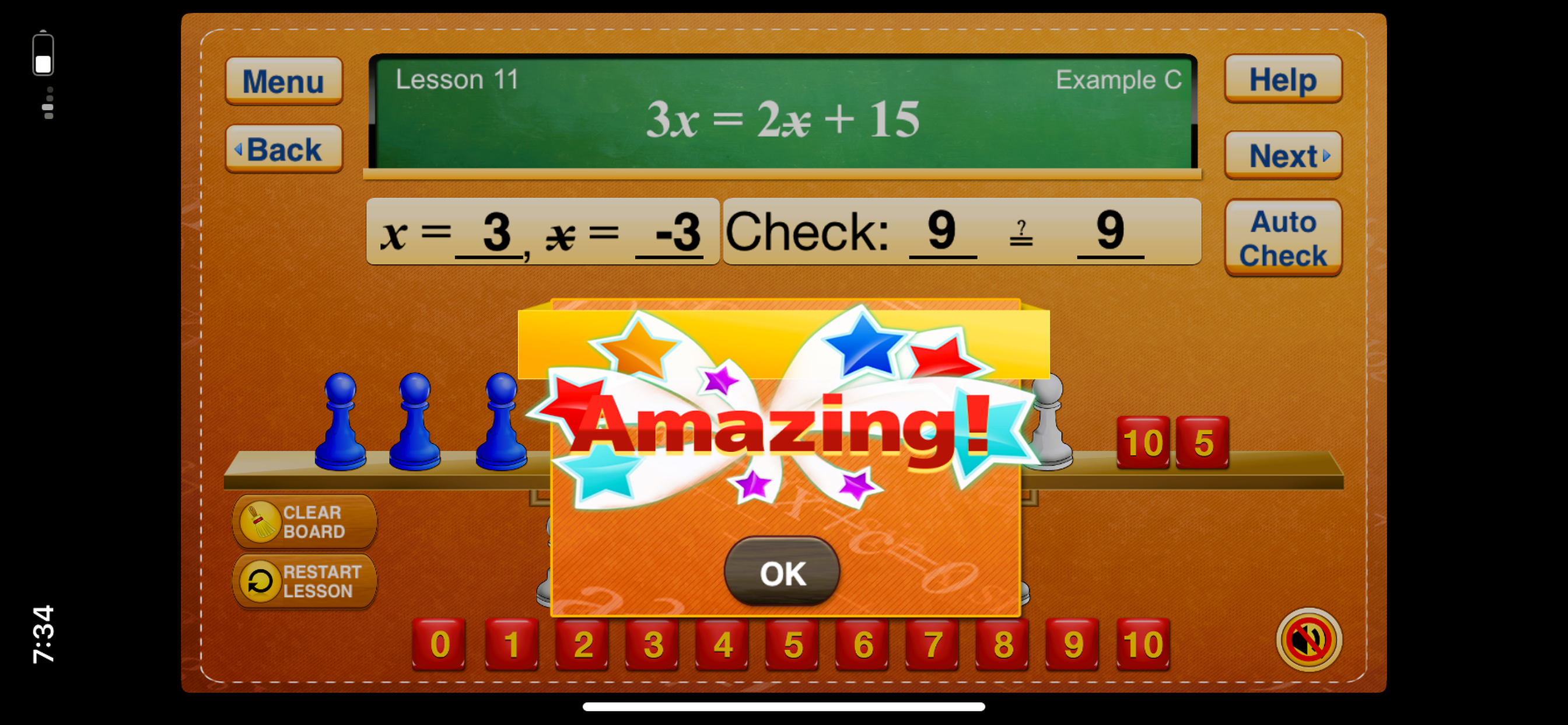 Hands-On Equations Level 2 screenshot 4