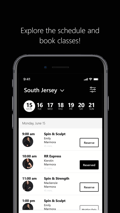 Rhythm and Ride iPhone screenshot 3 - Health & Fitness app
