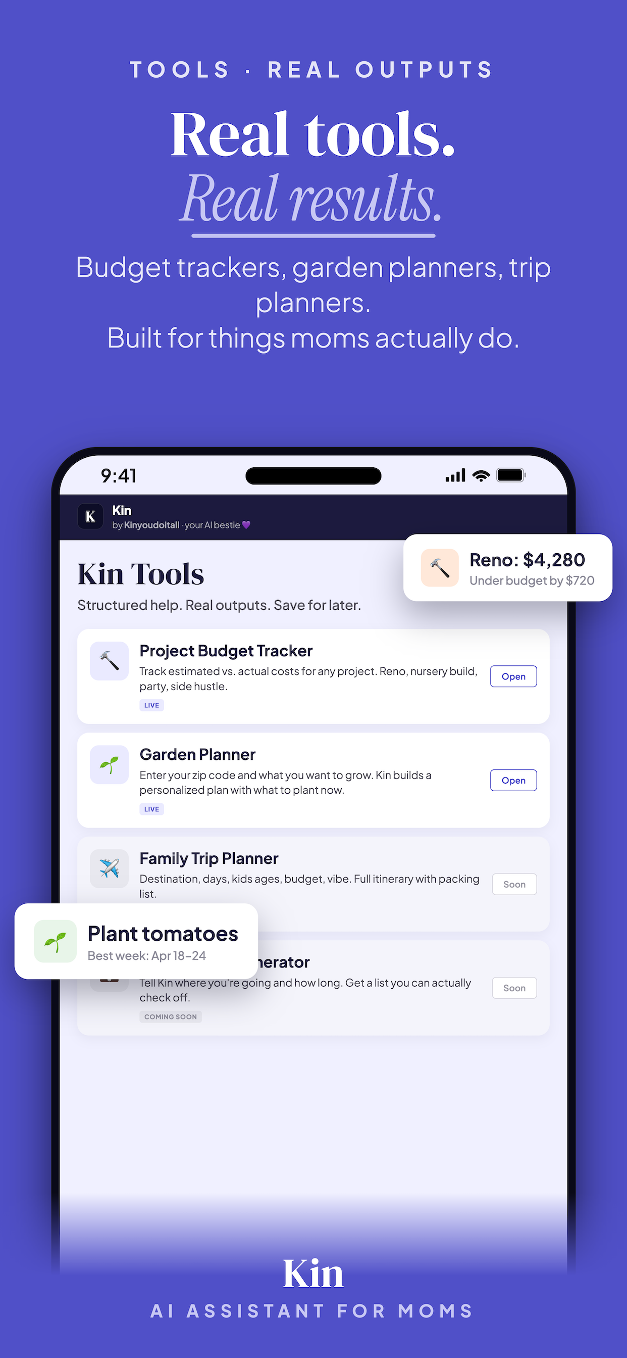 Kin: AI Assistant for Moms screenshot 4