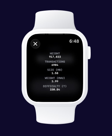 Apple Watch screenshot