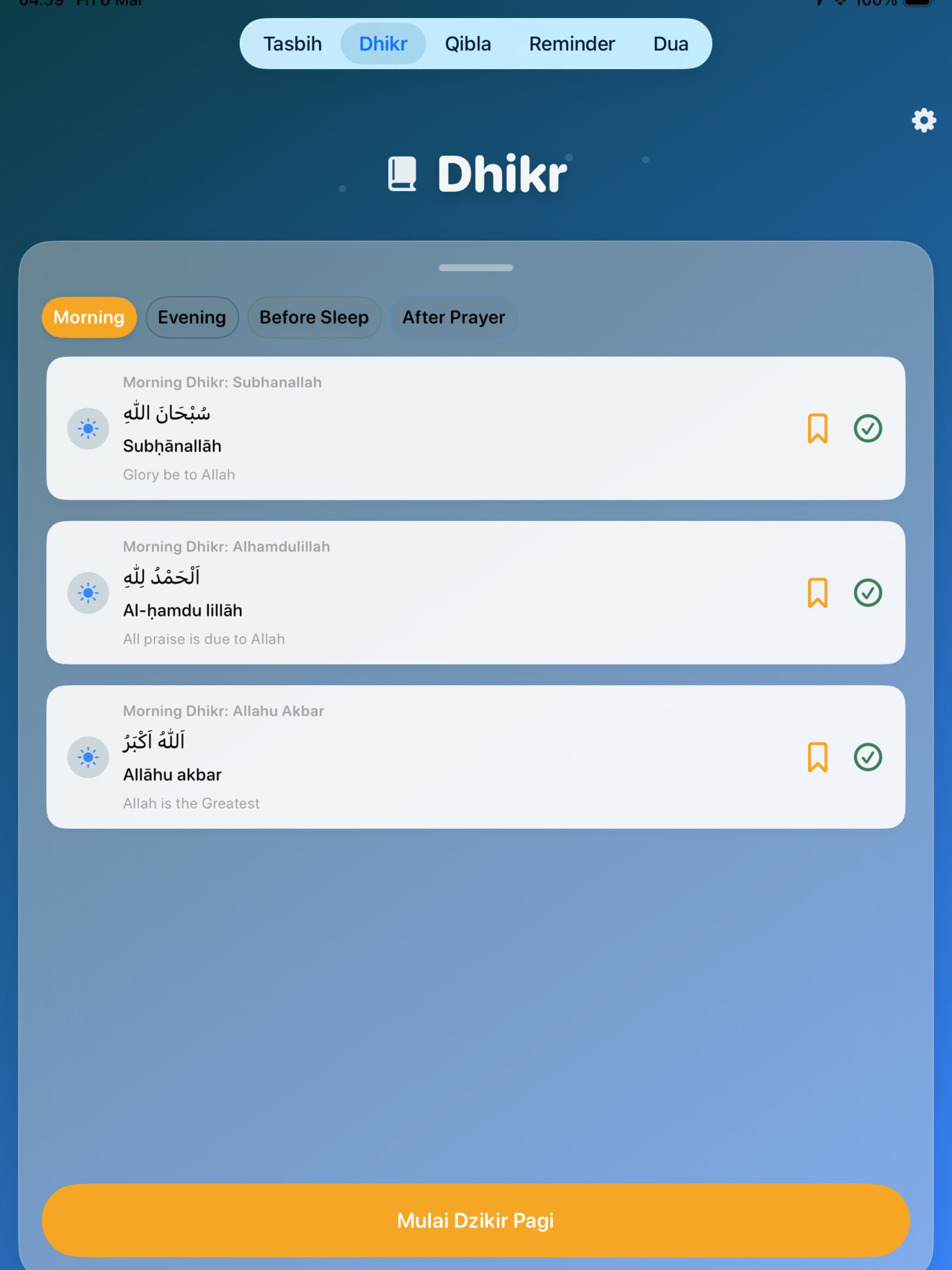 DzikirKu Tasbih & Prayer Time