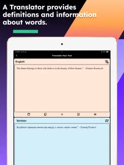 English Serbian Translator iPad image 2