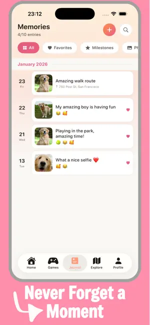 Furever - Pet Memory Journal screenshot 2