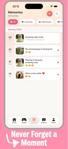 Furever - Pet Memory Journal Screenshot 2 of 6