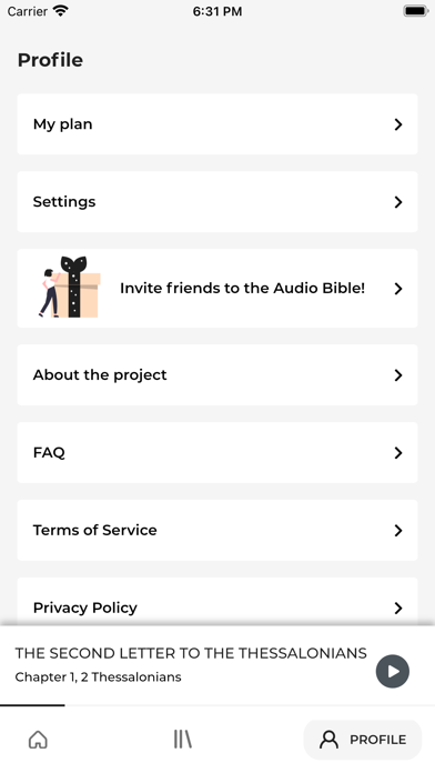 The AudioBible Superproduction Screenshot