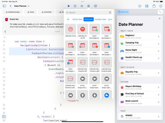 Swift Playground iPad app afbeelding 5