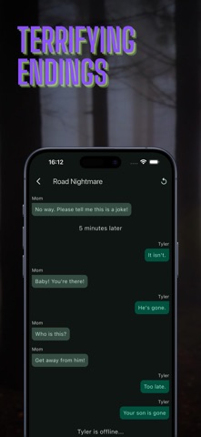 Scary Chat Stories - Addicted iPhone screenshot