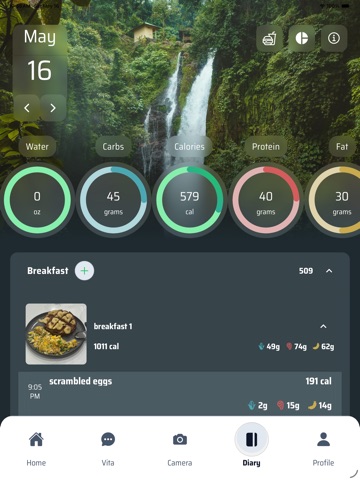 NutraCompass iPad screenshot