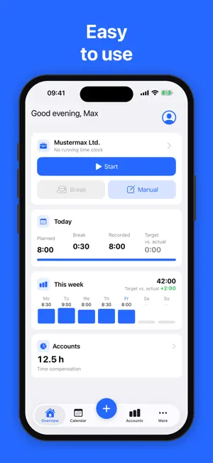 McTime Time Tracking screenshot 1