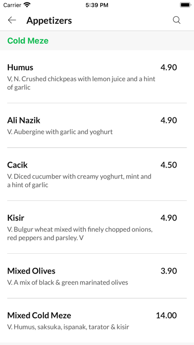 Mehmet Kitchen Screenshot