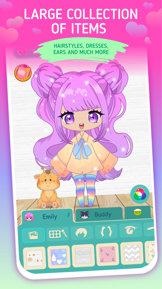 #2. Chibi Doll Maker Dress Up Game (iOS) 由: TOPHOPSTUDIO LTD
