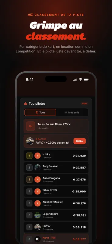 Kartz : ton chrono de karting screenshot 2 of 6