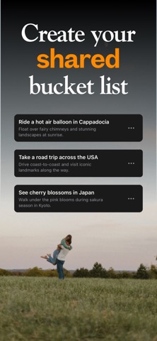 Sparkz: Couple Bucket List screenshot