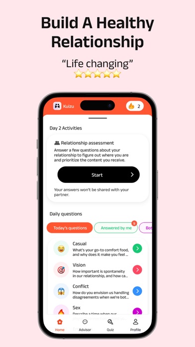 Kuizu: Couples Relationship AI Screenshot