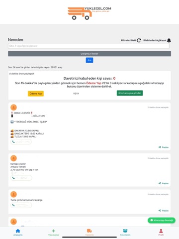 YukleGel iPad screenshot