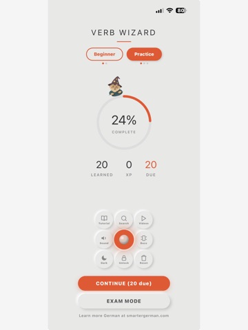 Verb Wizard iPad screenshot