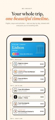 We Mosey - Trip Planner Screenshot 1 of 7
