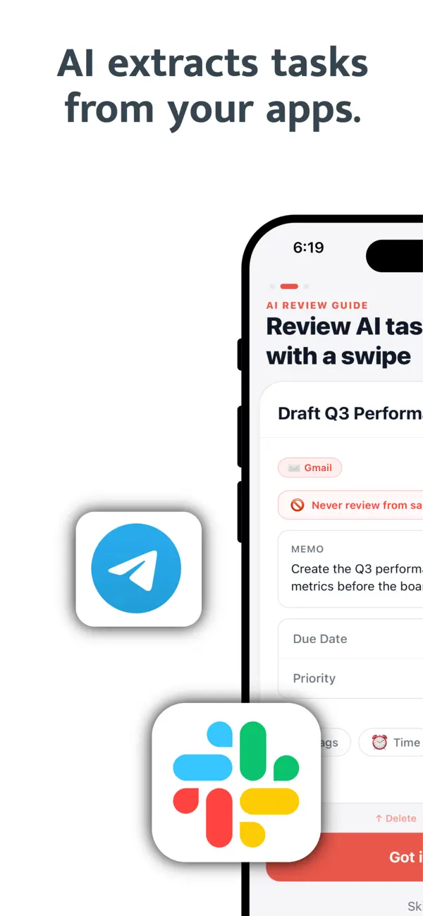 Screenshot #2 pour Denlog – Smart AI Todo List