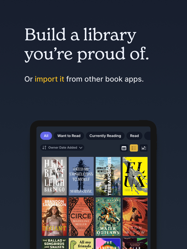 Hardcover.app Screenshot