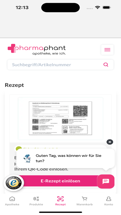 pharmaphant Apotheke & eRezept Screenshot