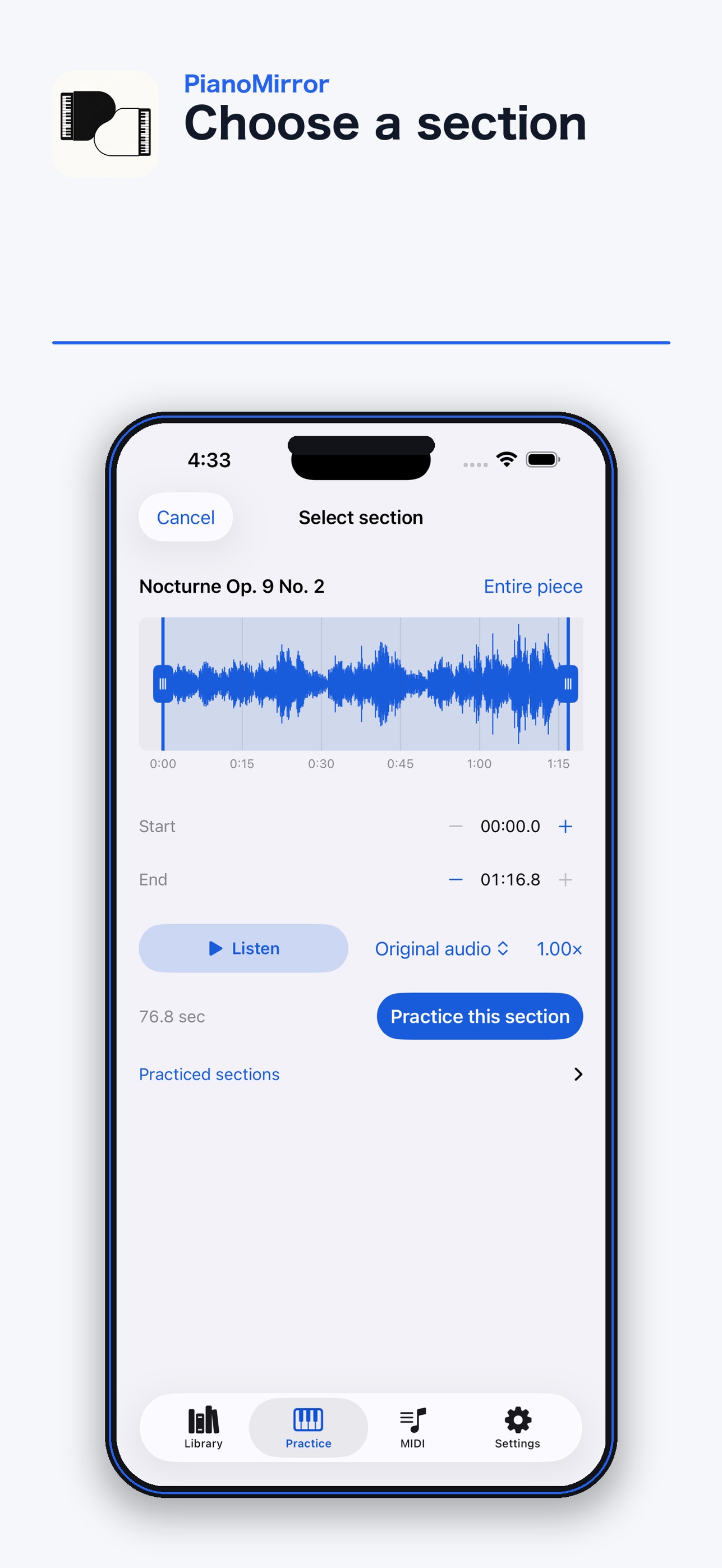 Screenshot 2 of PianoMirror