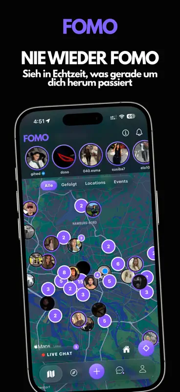 FOMO - Wer ist wo? screenshot 1 of 6