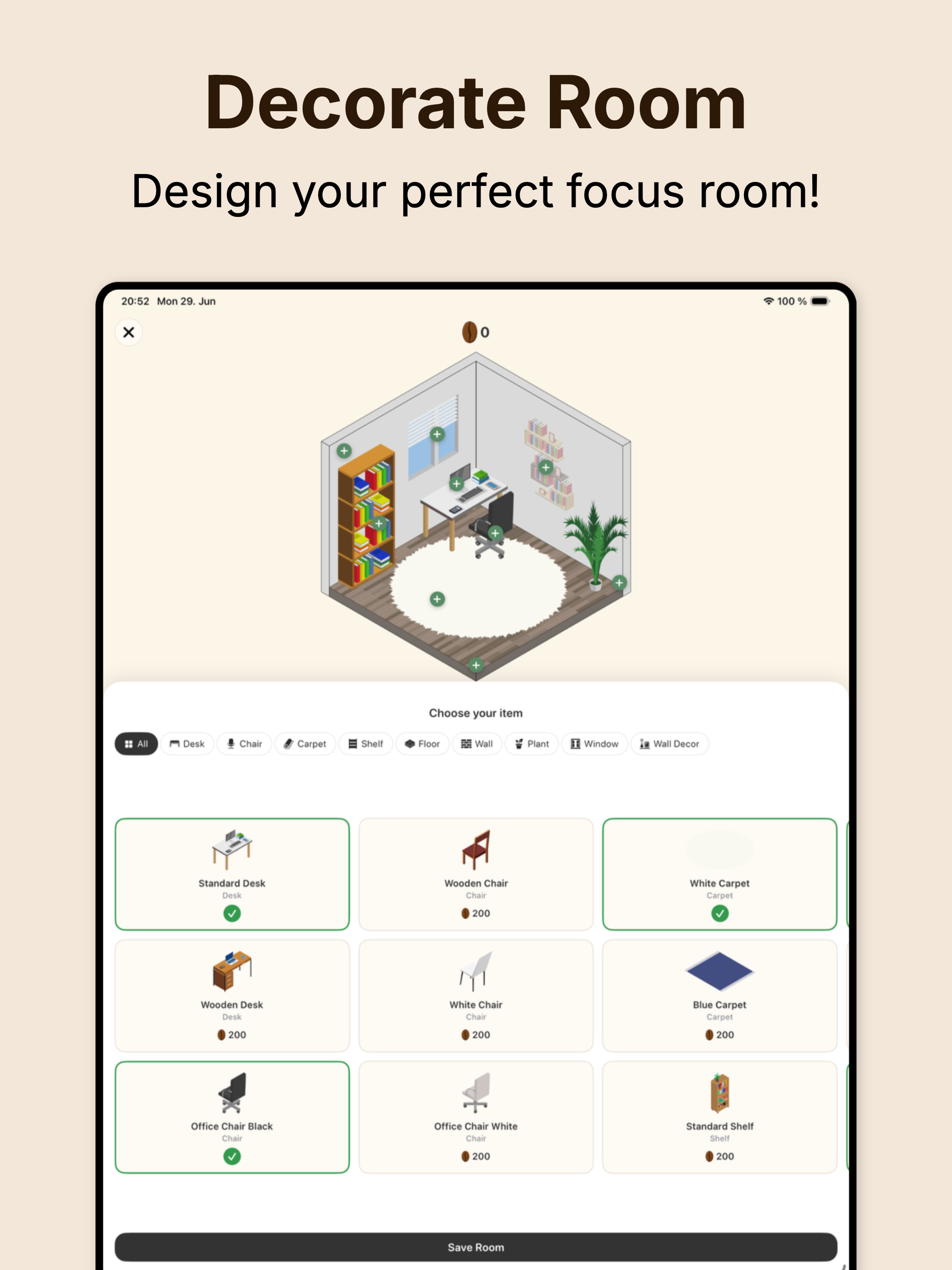 PomoOffice: Focus with Friends