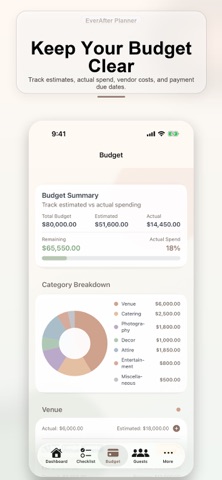 HappilyEverAfter Planner screenshot