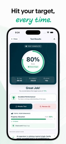 PSI Prep App - Test screenshot