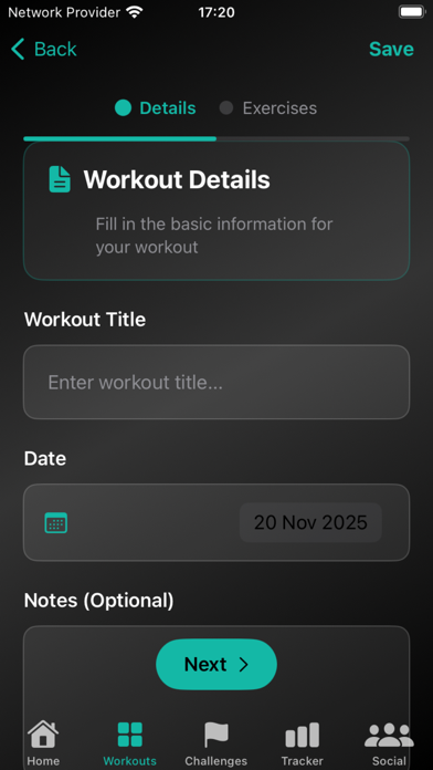 App screenshot