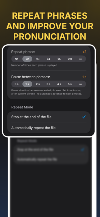 AudioLingo: Language Shadowing Screenshot 4 of 5